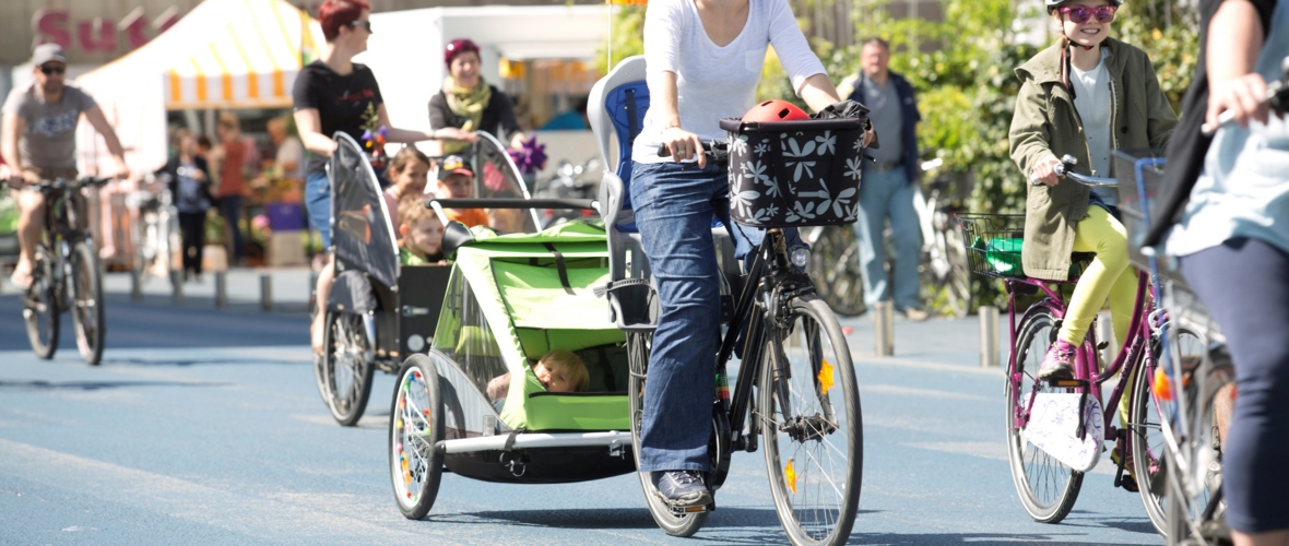 Fahrradparade, Parkraummanagement Fahrradparade, Parkraummanagement