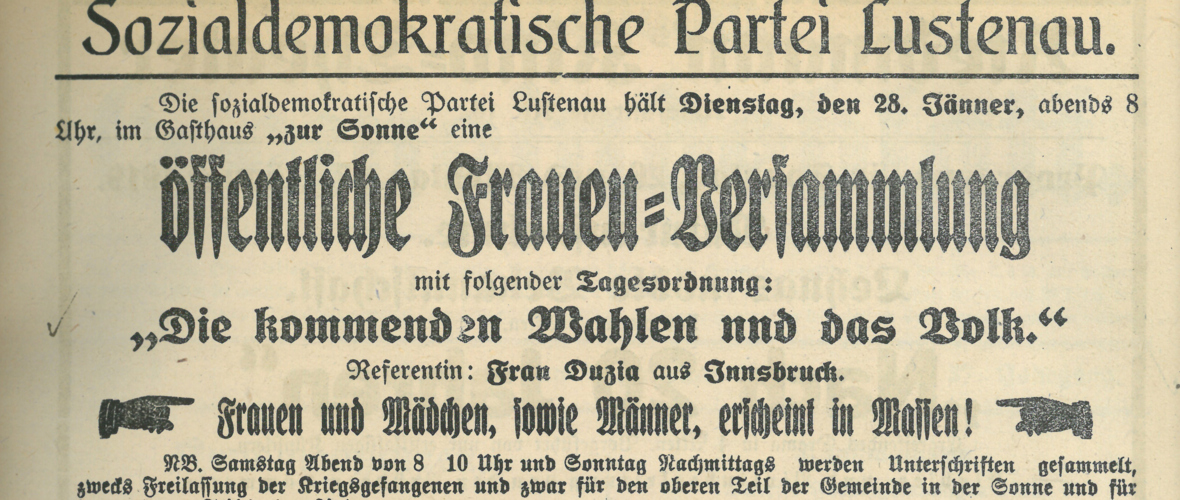 SPÖ LGB 26.1.1919
