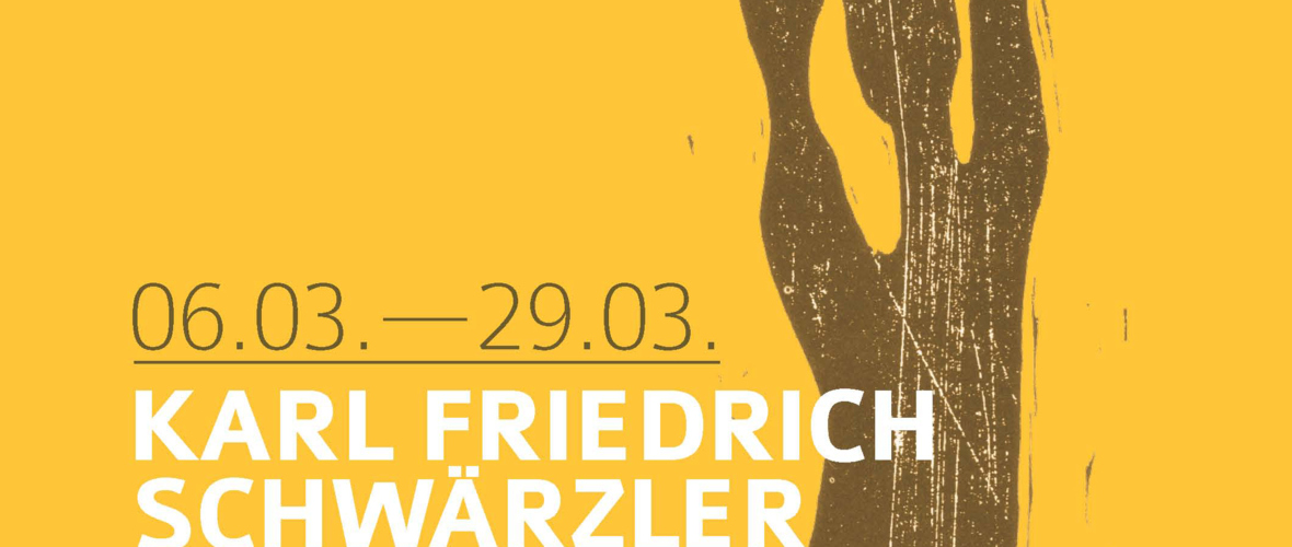 Plakatausschnitt Ausstellung Karl Schwärzler