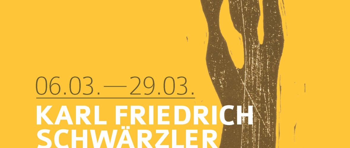 Plakatausschnitt Ausstellung Karl Schwärzler Plakatausschnitt Ausstellung Karl Schwärzler