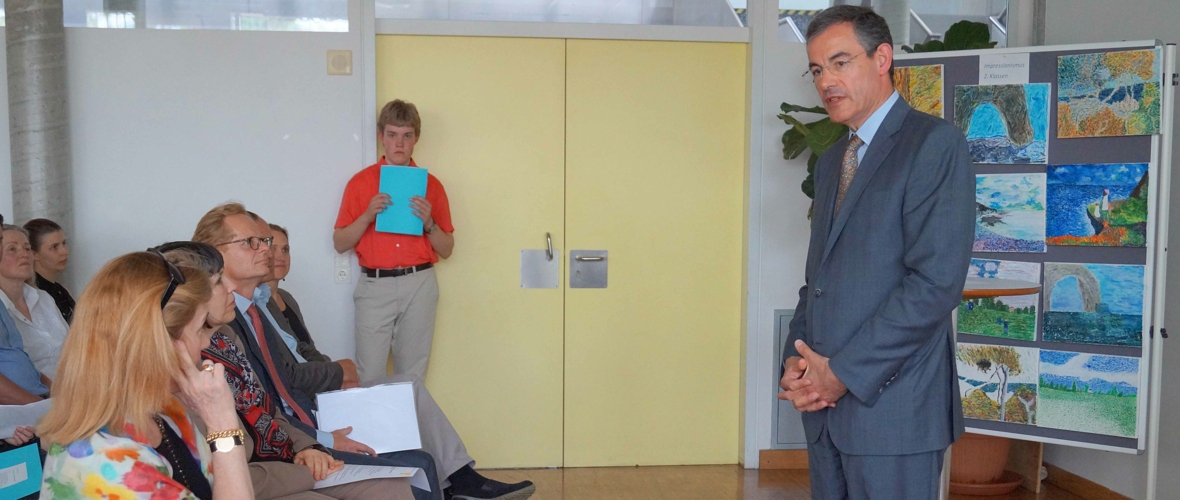 Hoher Besuch im BG Lustenau