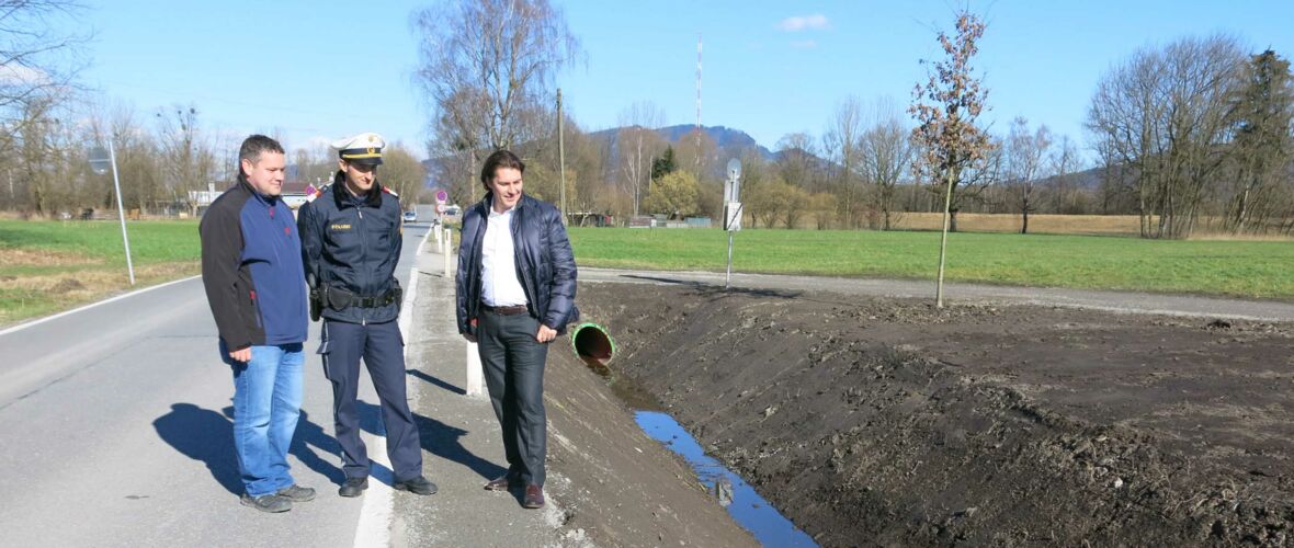 Hofsteigstraße: Verlegegung Grenzgraben