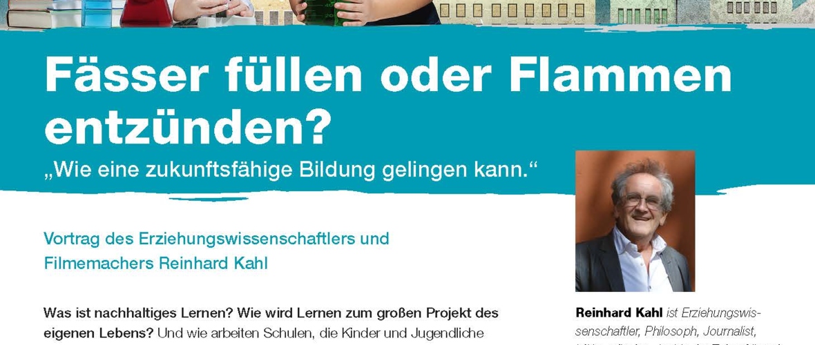 Flammen entzünden oder Fässer füllen? Vortrag von Filmemacher Reinhard Kahl 