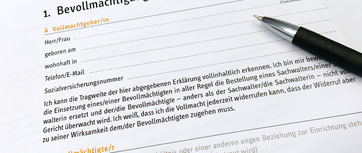 Vorsorgevollmacht