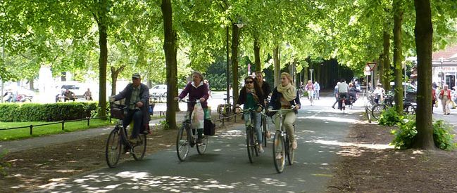Radverkehr Promenade Münster