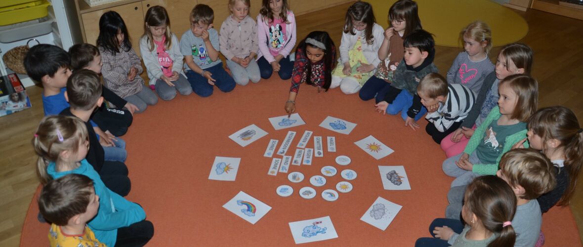 KIGA Brändle: Wetterforscher unterwegs