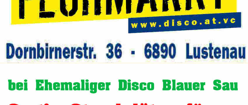 Flohmarkt Blaue Sau
