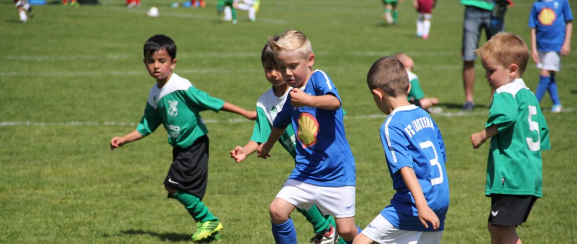 Nachwuchsfussballer vom FC Lustenau