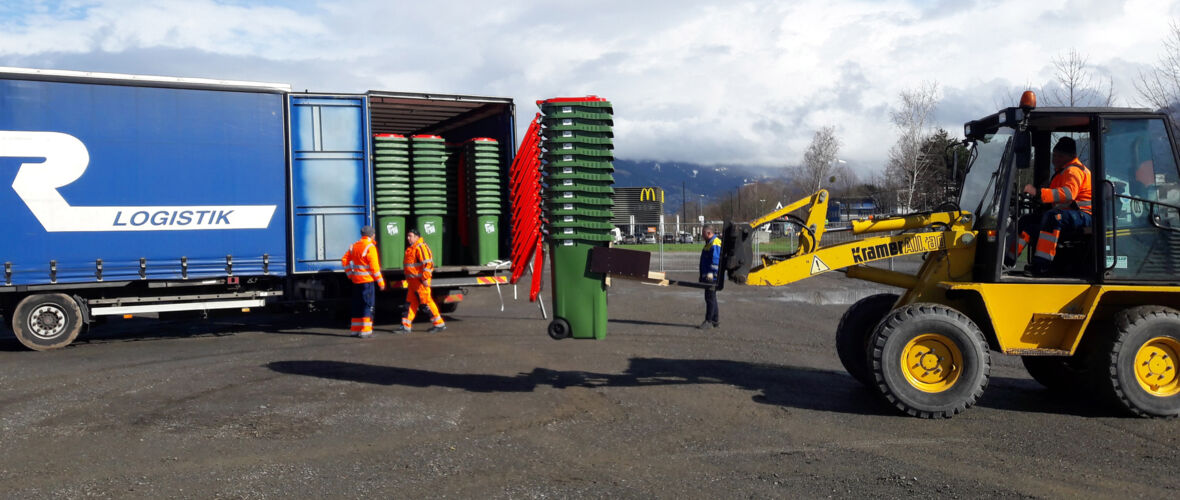 LKW Papiertonne