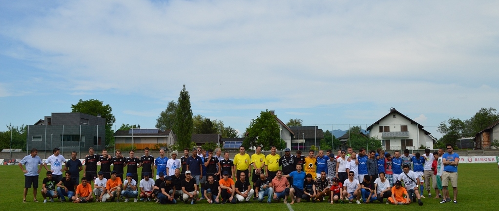 Fußballnachmittag mit Flüchtlingen