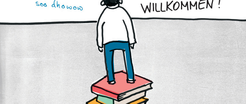 „Bücher sagen Willkommen“