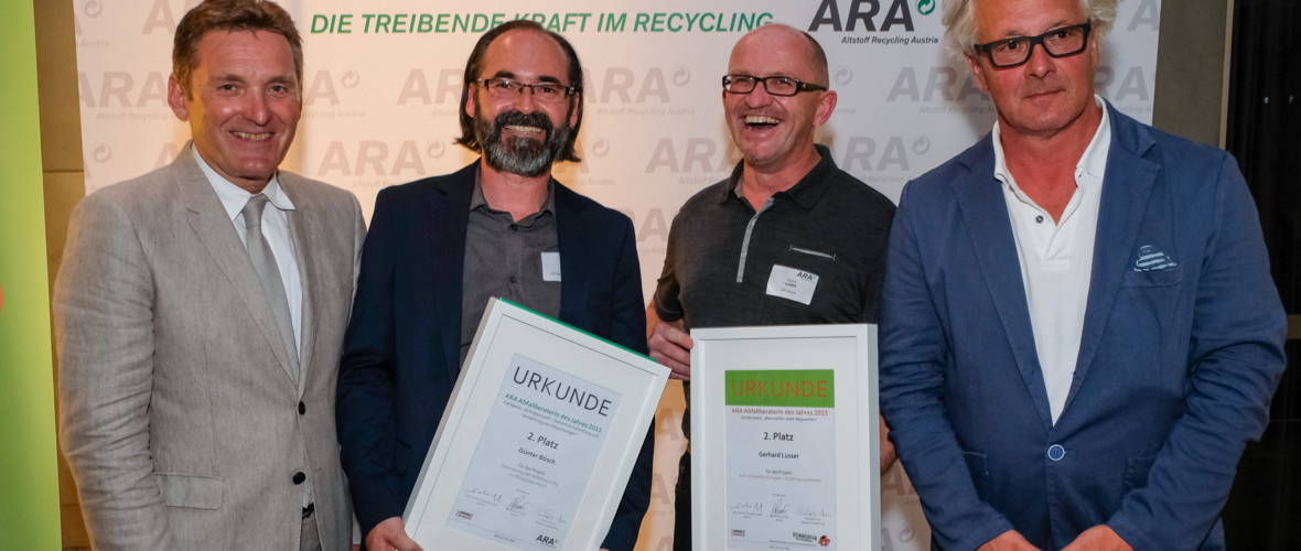 Auszeichnung für Abfallberater Günter Bösch