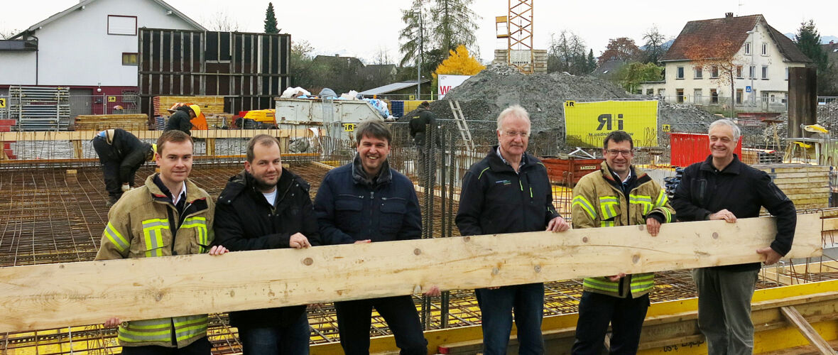 Baufortschritt Feuerwehrhaus Lustenau