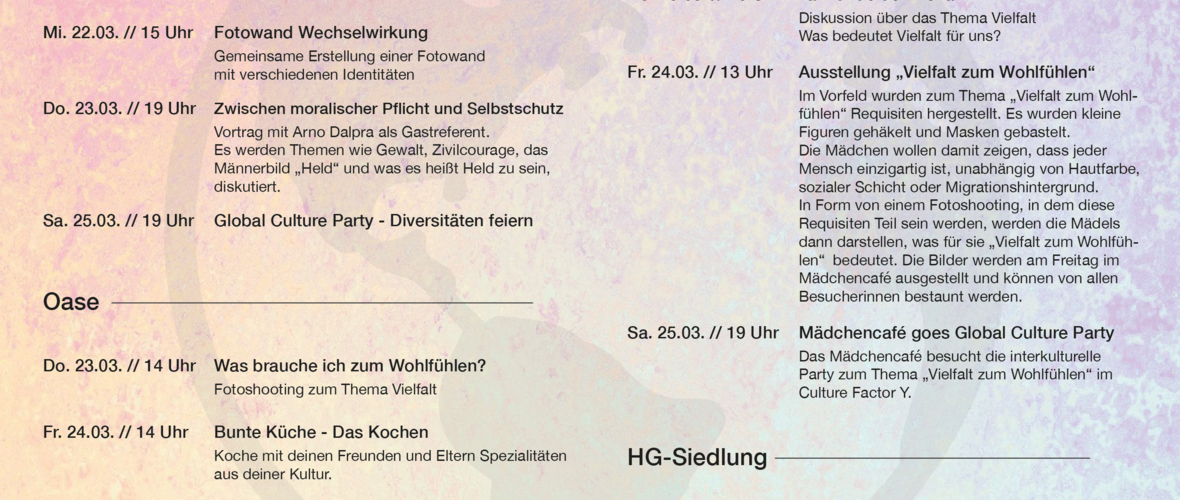 Vielfalt zum Wohlfühlen Kopie Vielfalt zum Wohlfühlen Kopie