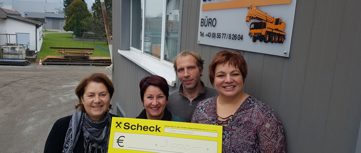Scheffknecht Kran Spende
