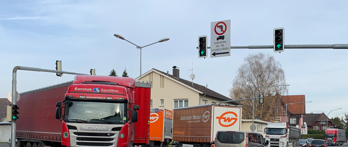 Verkehr Reichsstraße Zollamt Au