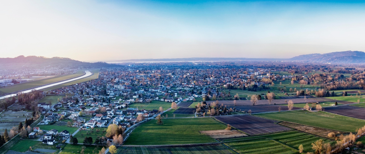Luftaufnahme Lustenau