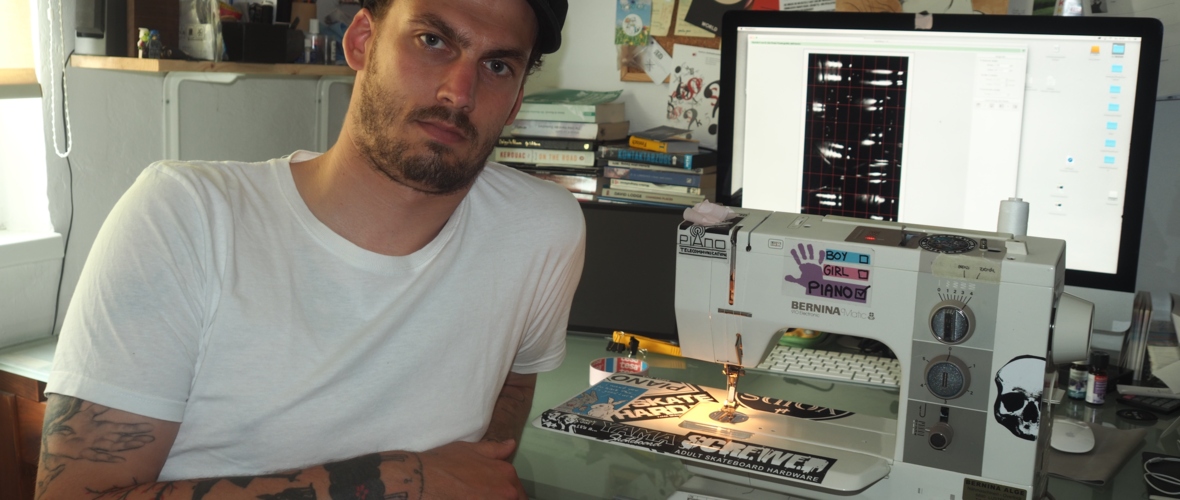 Florian Gerer in seinem Atelier Florian Gerer in seinem Atelier
