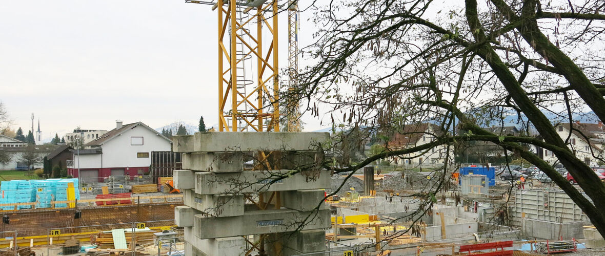 Feuerwehrhaus Lustenau Baufortschritt
