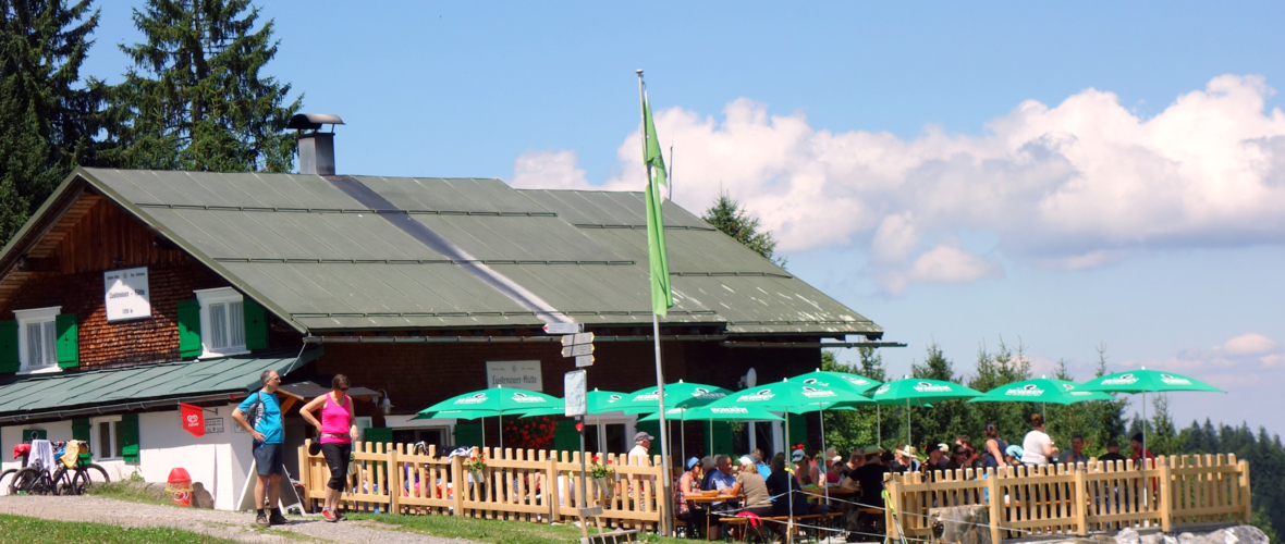 Lustenauer Hütte 2017 neue Terrasse