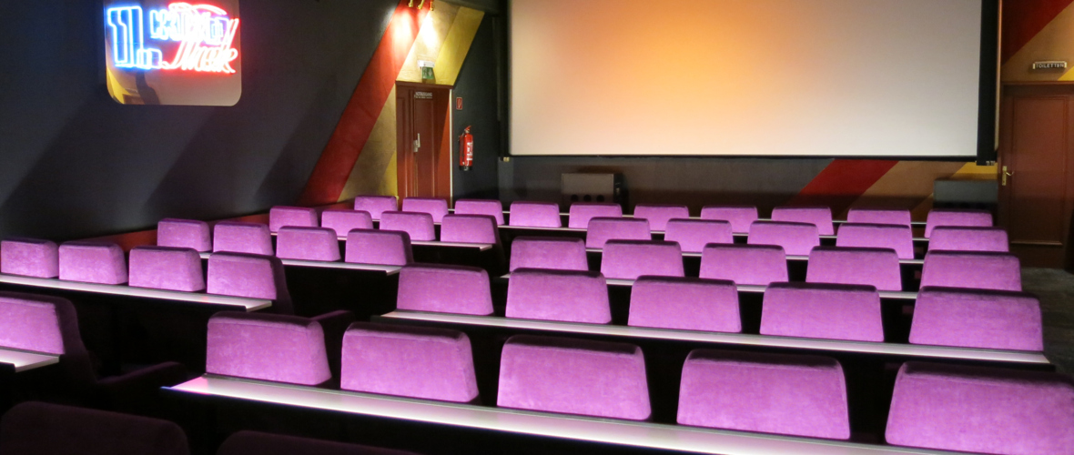 Saal 1 mit Leinwand Saal 1 mit Leinwand