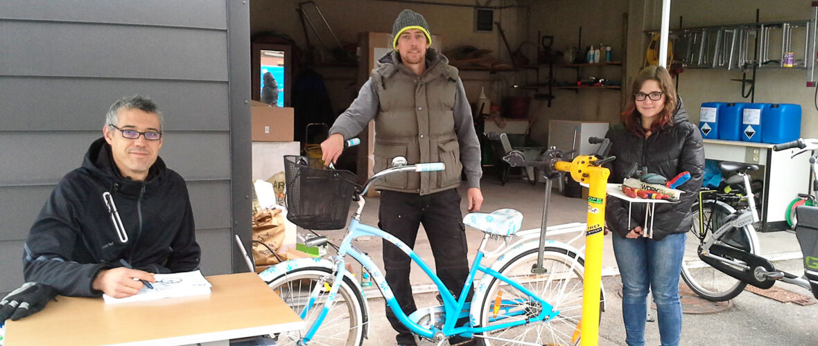 2 Rad Holly beim Fahrradcheck