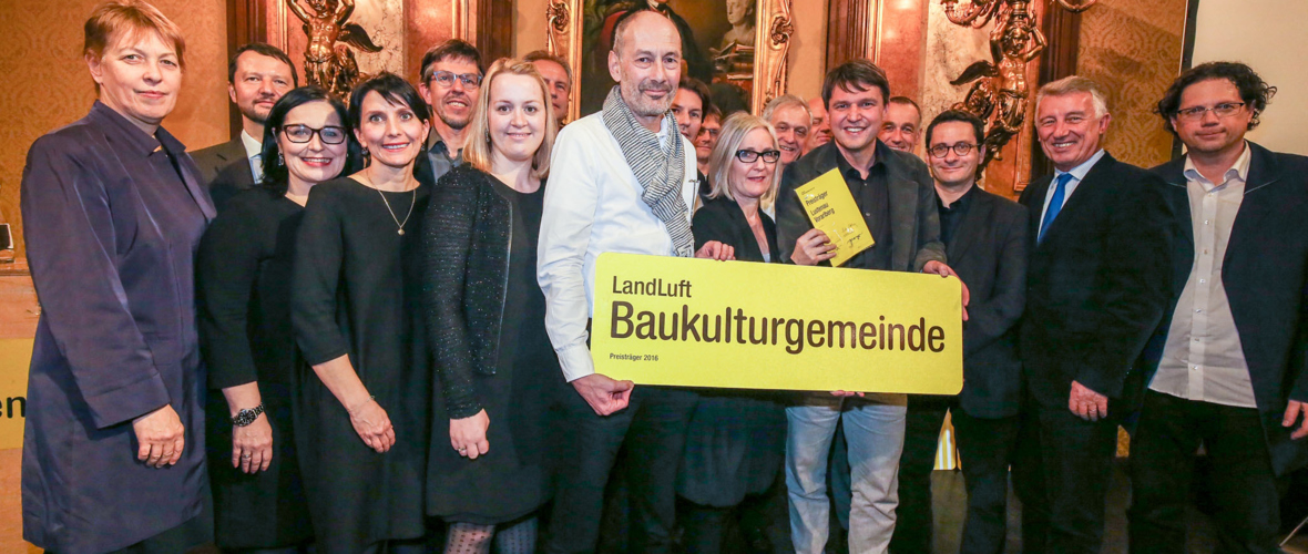 Preisverleihung Baukulturgemeindepreis