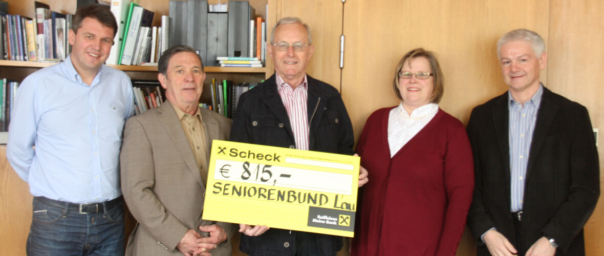 Scheckübergabe