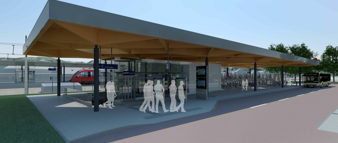 Bahnhof Lustenau Rendering