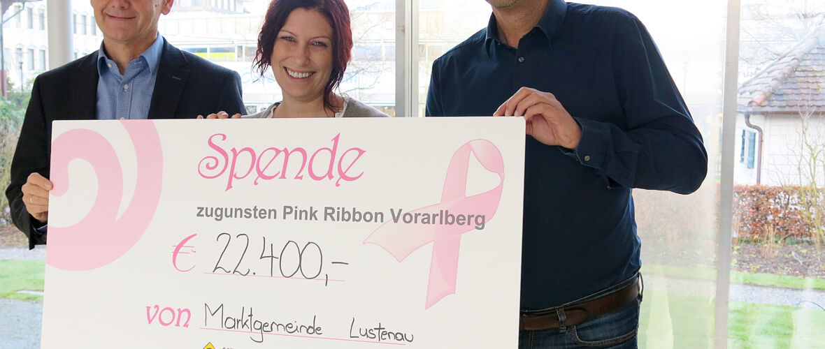Scheckübergabe Pink Ribbon 01