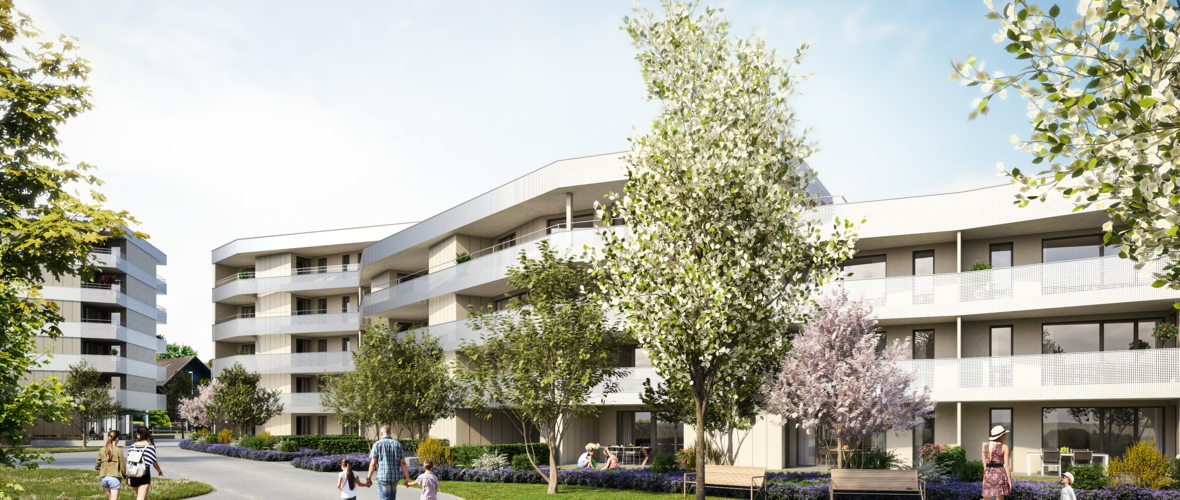 i+R-Wohnanlage-am-Pfarrweg-Lustenau-Visualisierung i+R-Wohnanlage-am-Pfarrweg-Lustenau-Visualisierung