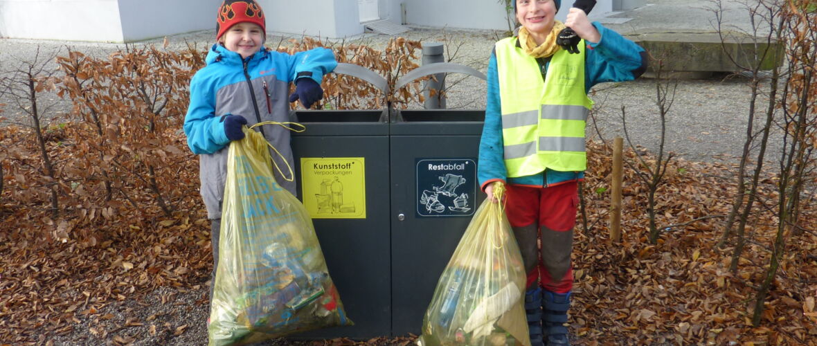 Abfallheroes Vitus und Theo