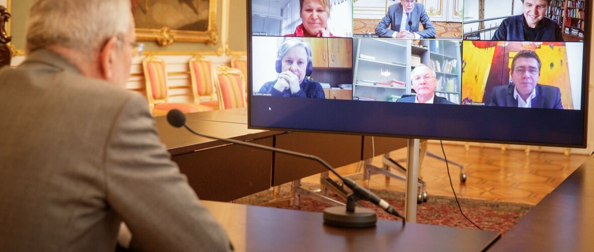 zoom meeting bundespräsident_foto1©Peter Lechner
