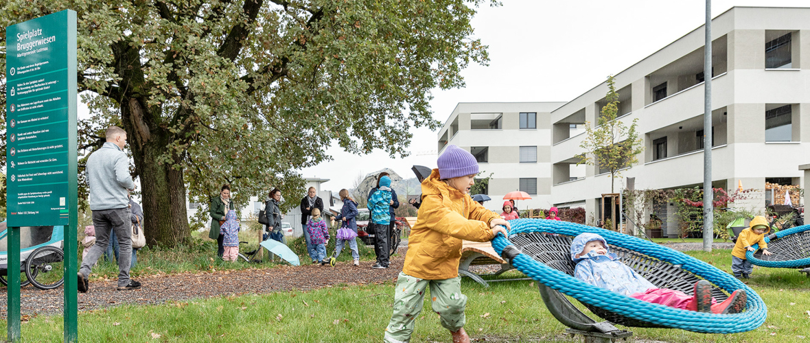 Spielplatz Bruggerwiesen Eröffnung