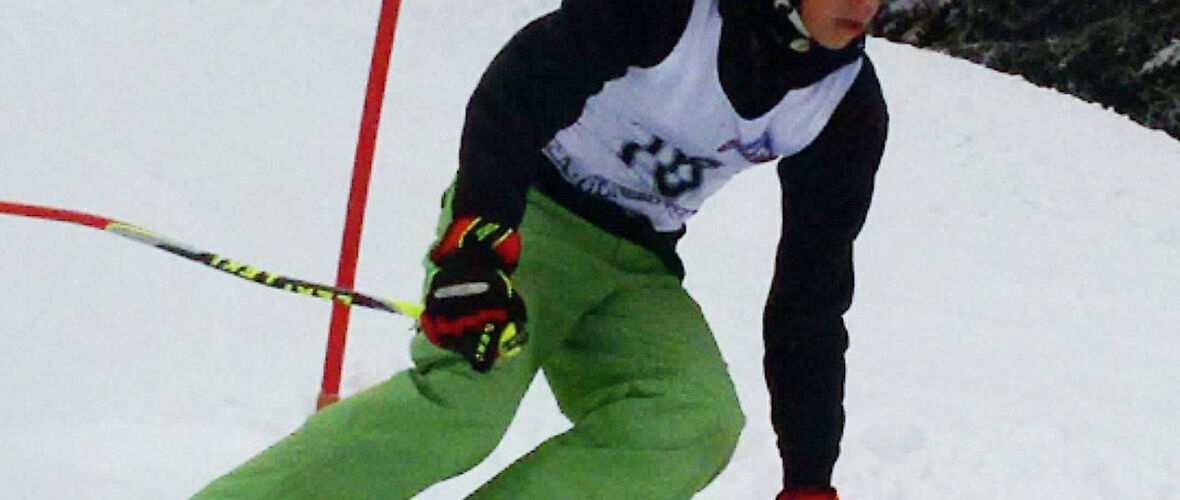 Fußballer Nachwuchs auf Skiern