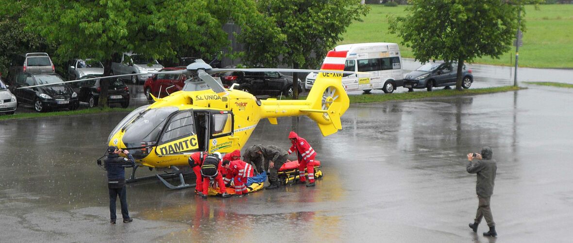 Vorführung bei der Safety Tour