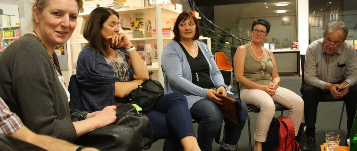 Literaturrunde in der Bibliothek Lustenau