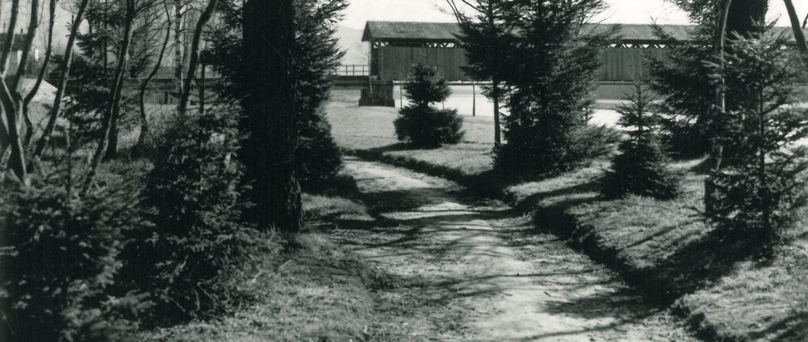 Oberfahrbrücke und "Studa" 1937