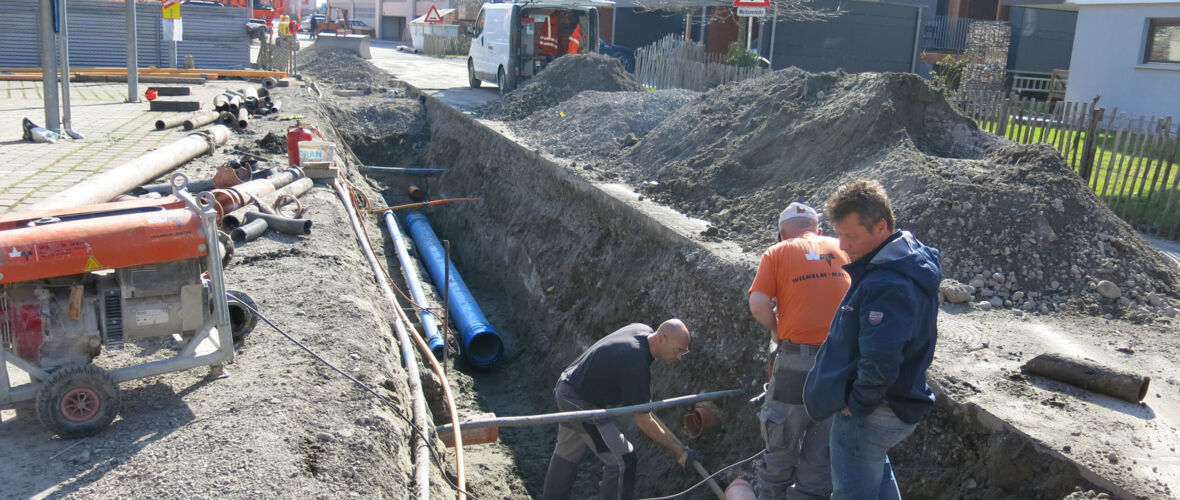 In der Schützengartenstraße werden Wasserleitungen erneuert