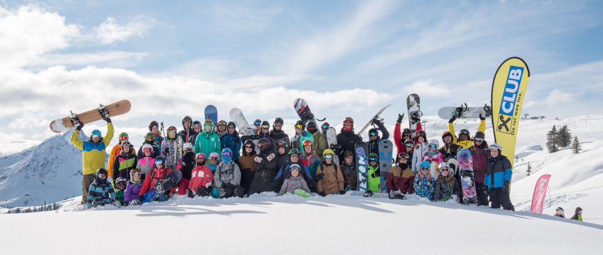 Gruppenbild Snowboardcamp 2018 Nachbericht