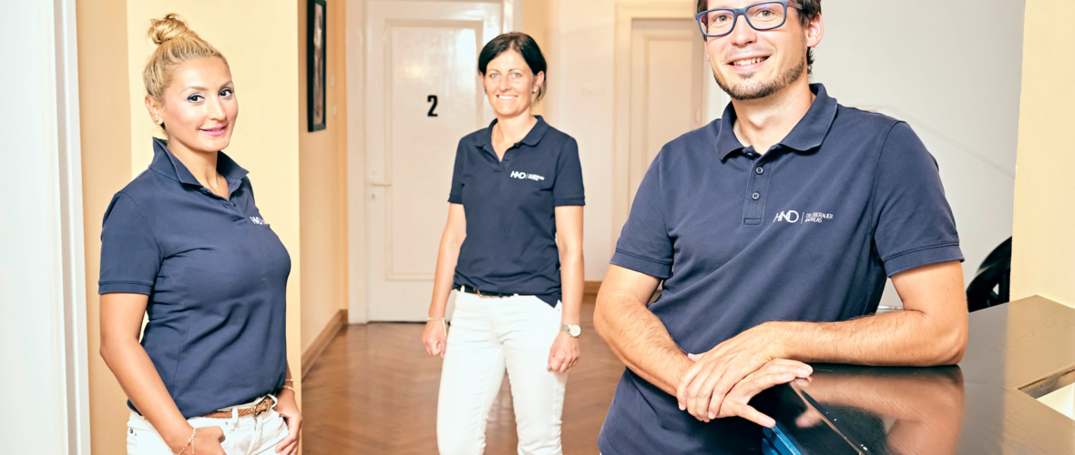 Dr. Andreas Oberauer mit Team (HNO) Dr. Andreas Oberauer mit Team (HNO)
