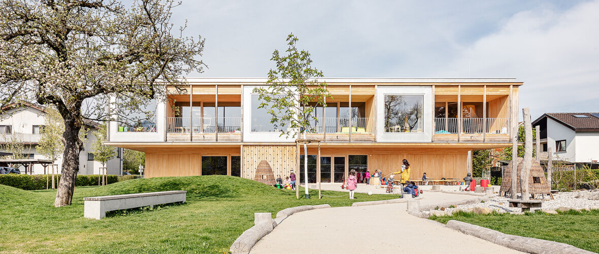 KIGA Engelbach_Garten Haus_©Lukas Hämmerle (16)