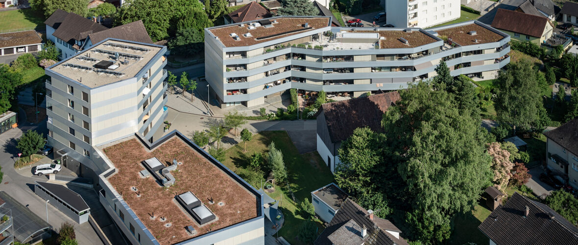 Luftaufnahme Pfarrweg Opener