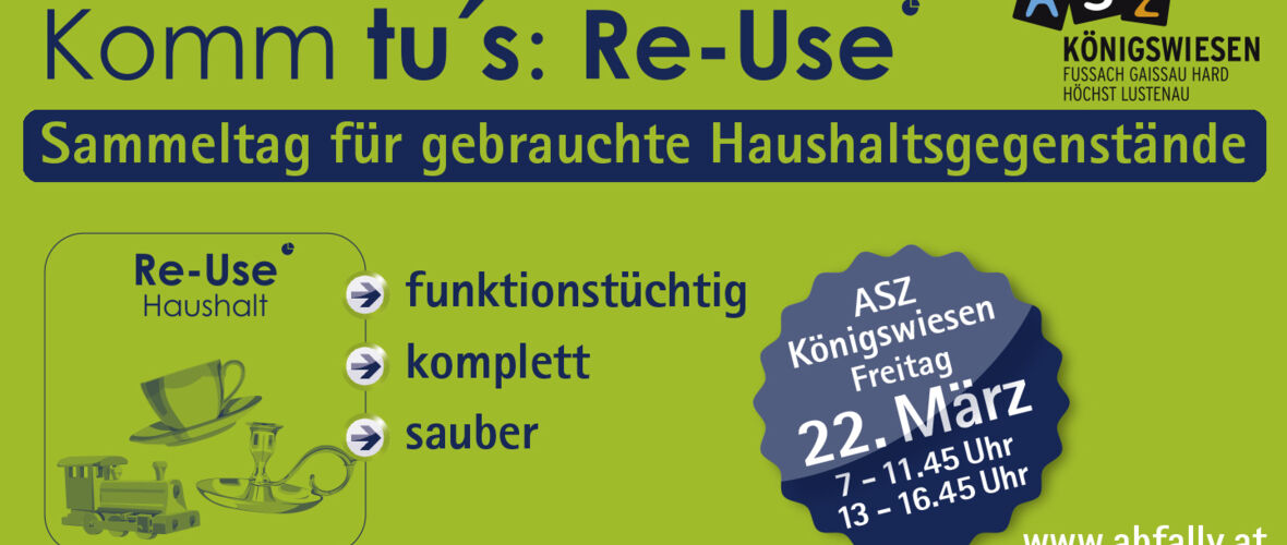 Re-Use Sammeltag Re-Use Sammeltag