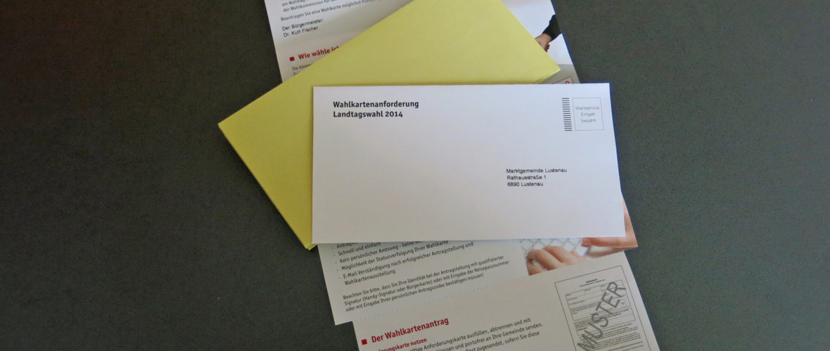 Wahlunterlagen Stimmzettel Wahlunterlagen Stimmzettel