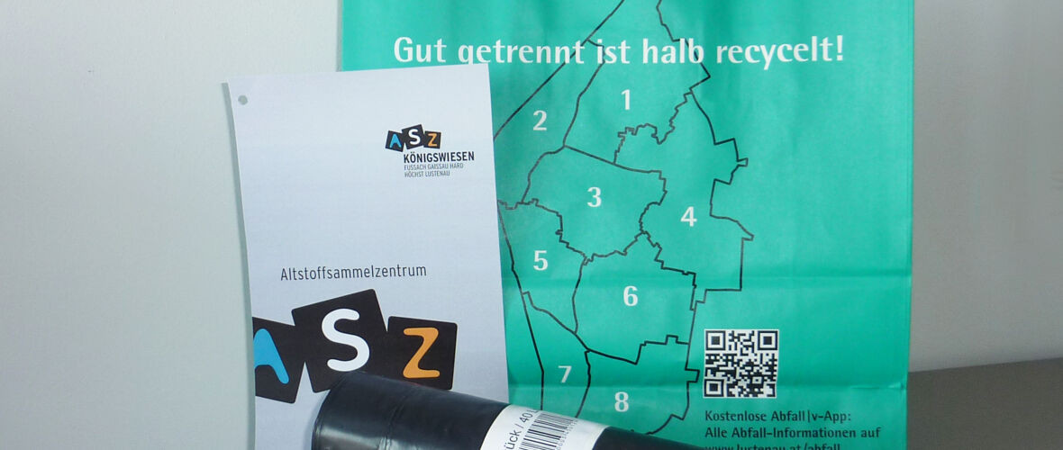 Abfallsack Kontingent, ASZ-Broschüre