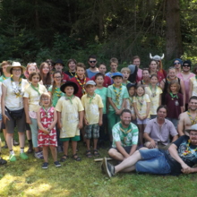 Pfadfinder Gruppenbild Sommerlager