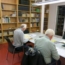 Archiv Lesesaal mit Kunden