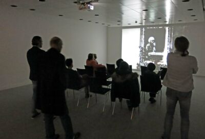 Kino in der Galerie Hollenstein