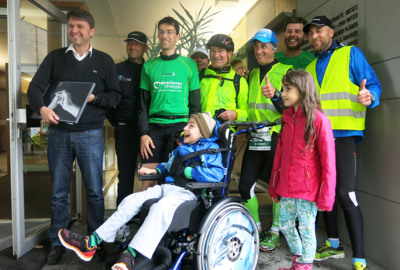 Empfang der Danke-Läufer im Rathaus Lustenau Empfang der Danke-Läufer im Rathaus Lustenau
